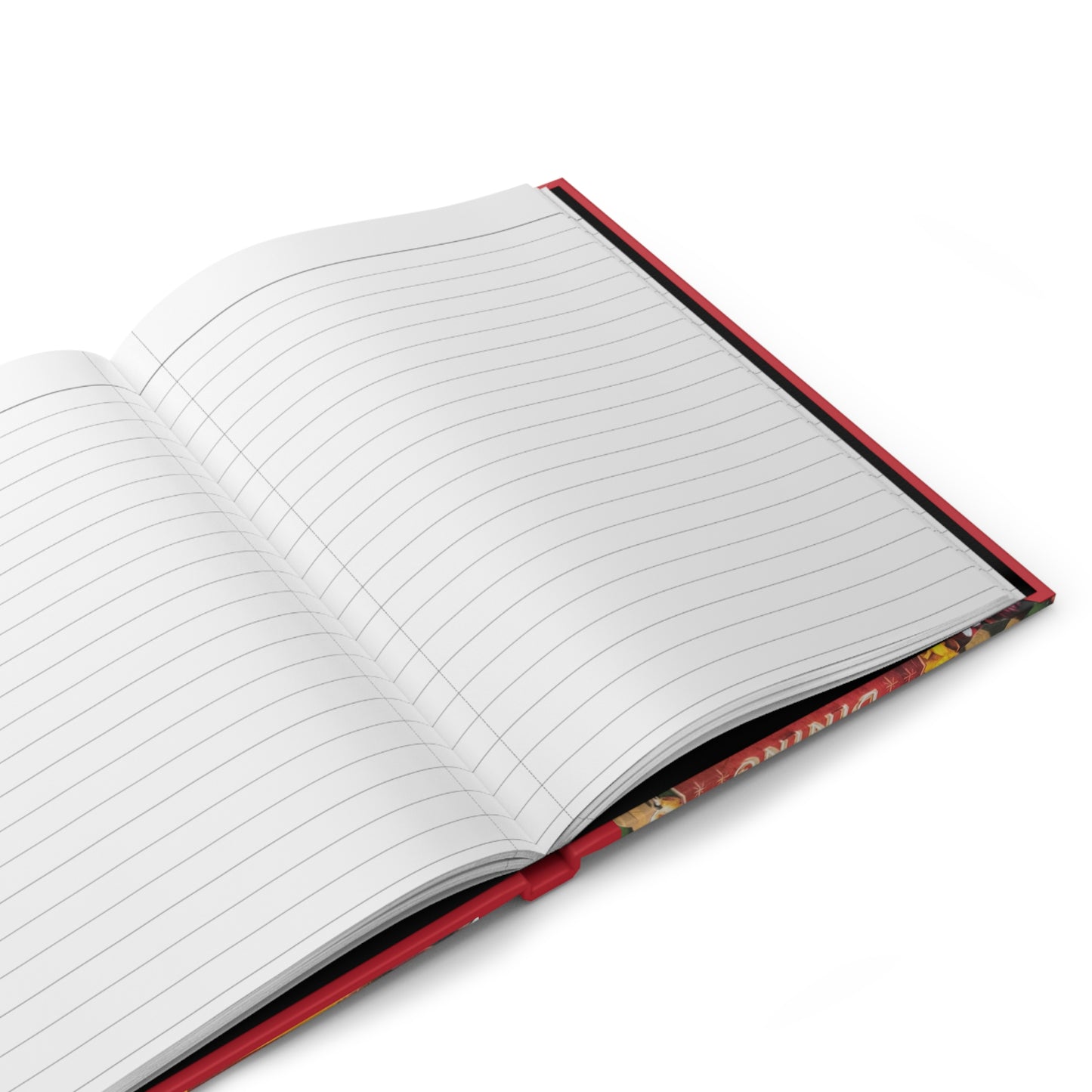 Bright Red Lipstick | Hardcover Journal | Double Sided