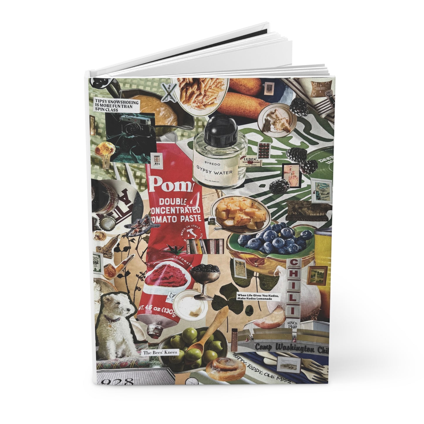 Brie & Olives | Hardcover Journal | Double Sided