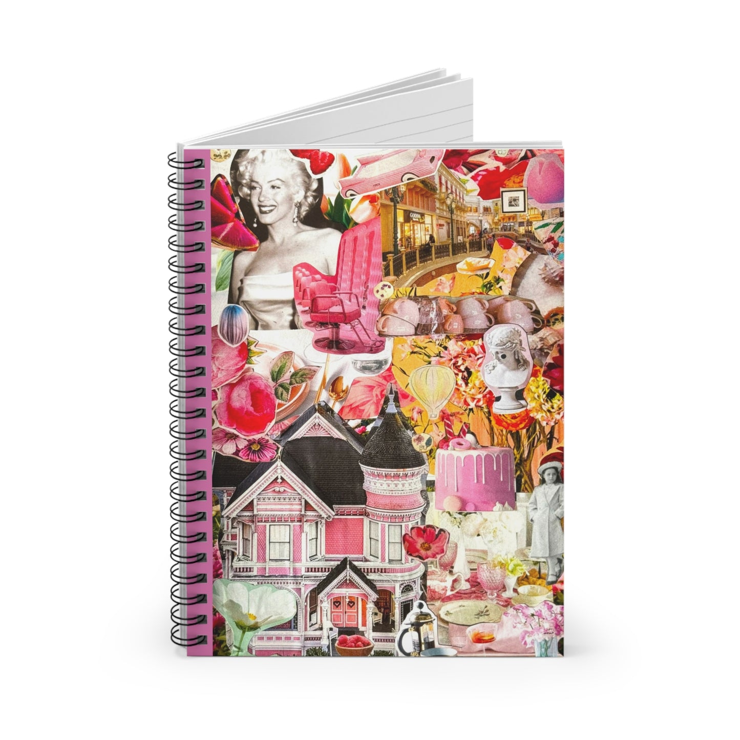 Strawberry Teatime | Spiral Notebook