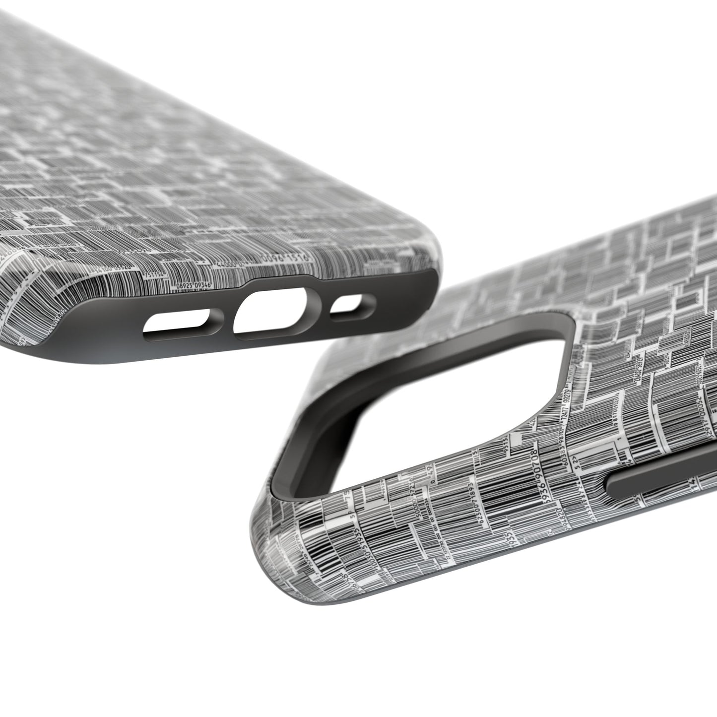 Barcode Collage Phone Case - Magnetic Impact-Resistant Phone Case