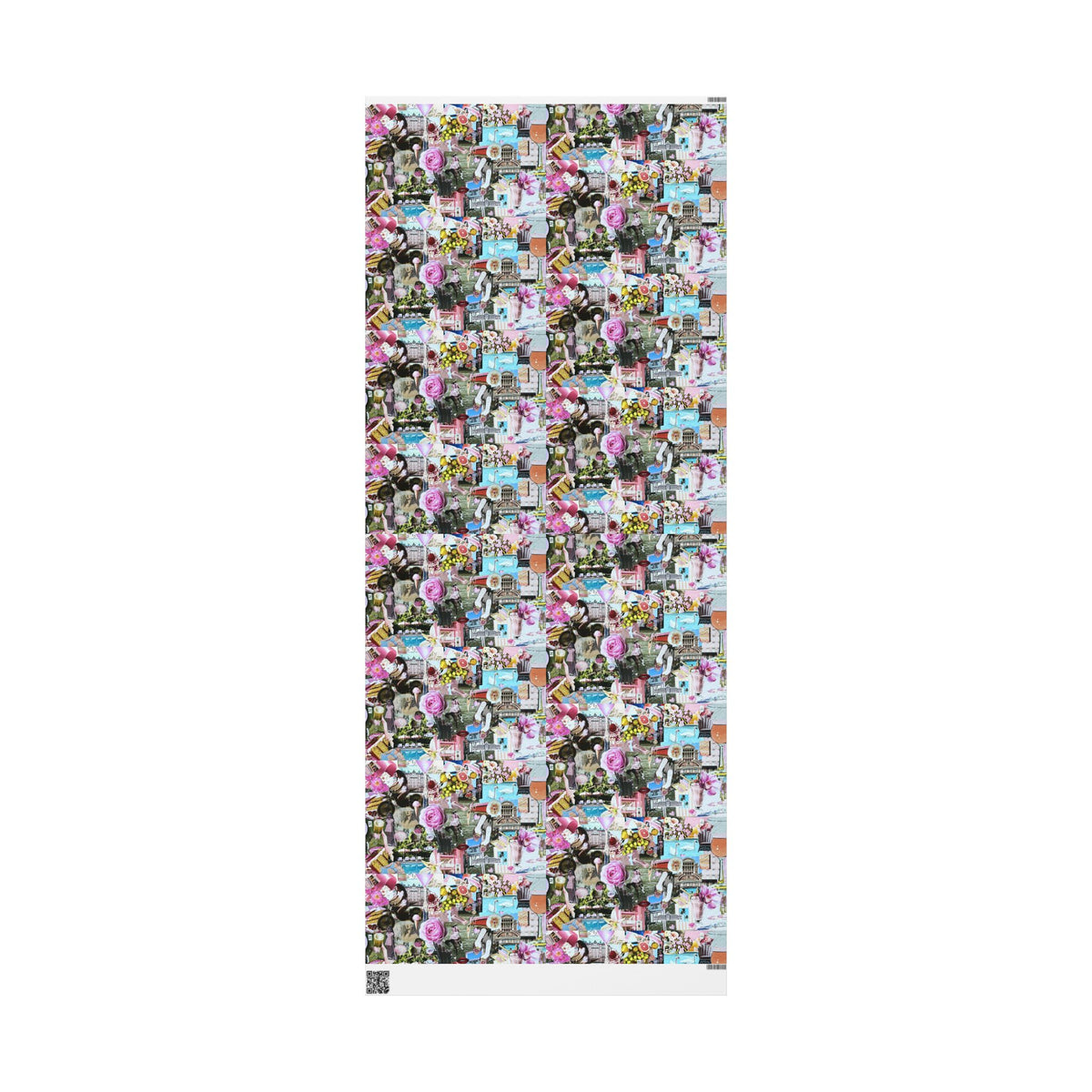 Pretty in Pink | Analog Collage Wrapping Paper