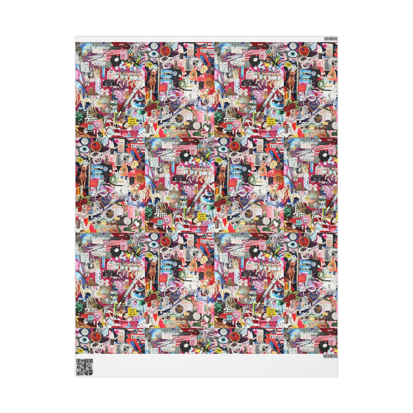 In My Crafty Era | Collage Art Wrapping Paper