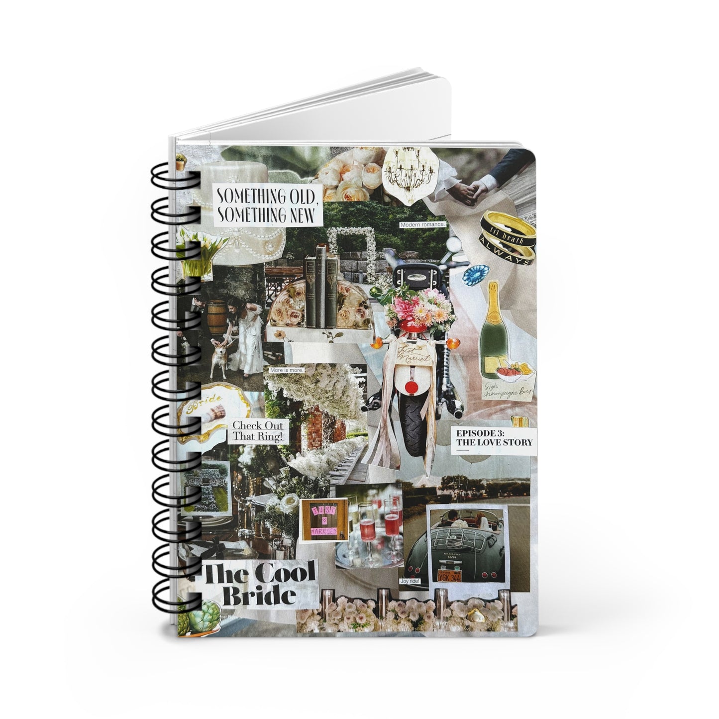 Something Blue | Mini Spiral Notebook — "The Cool Bride" Wedding Journal