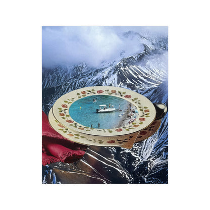 Summer Soup | Analog Collage Matte Art Print