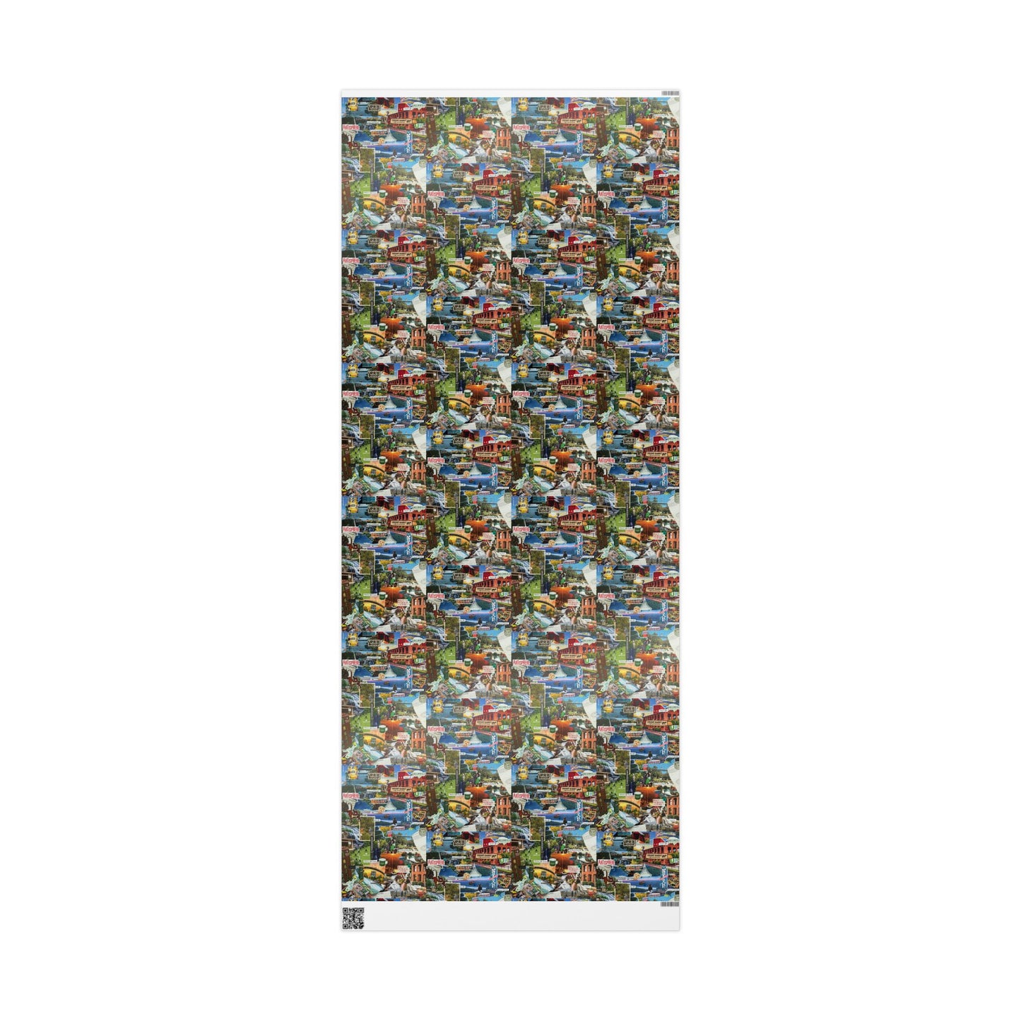 GREENVILLE, SC Collage Wrapping Paper