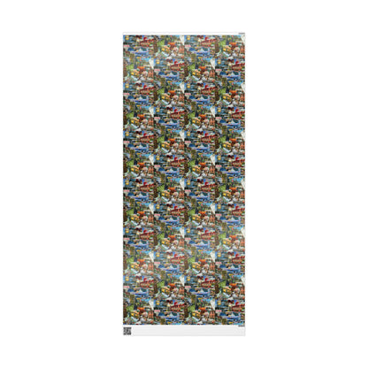 GREENVILLE, SC Collage Wrapping Paper