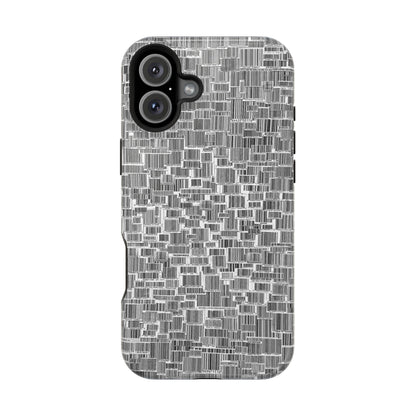 Barcode Collage Phone Case - Magnetic Impact-Resistant Phone Case