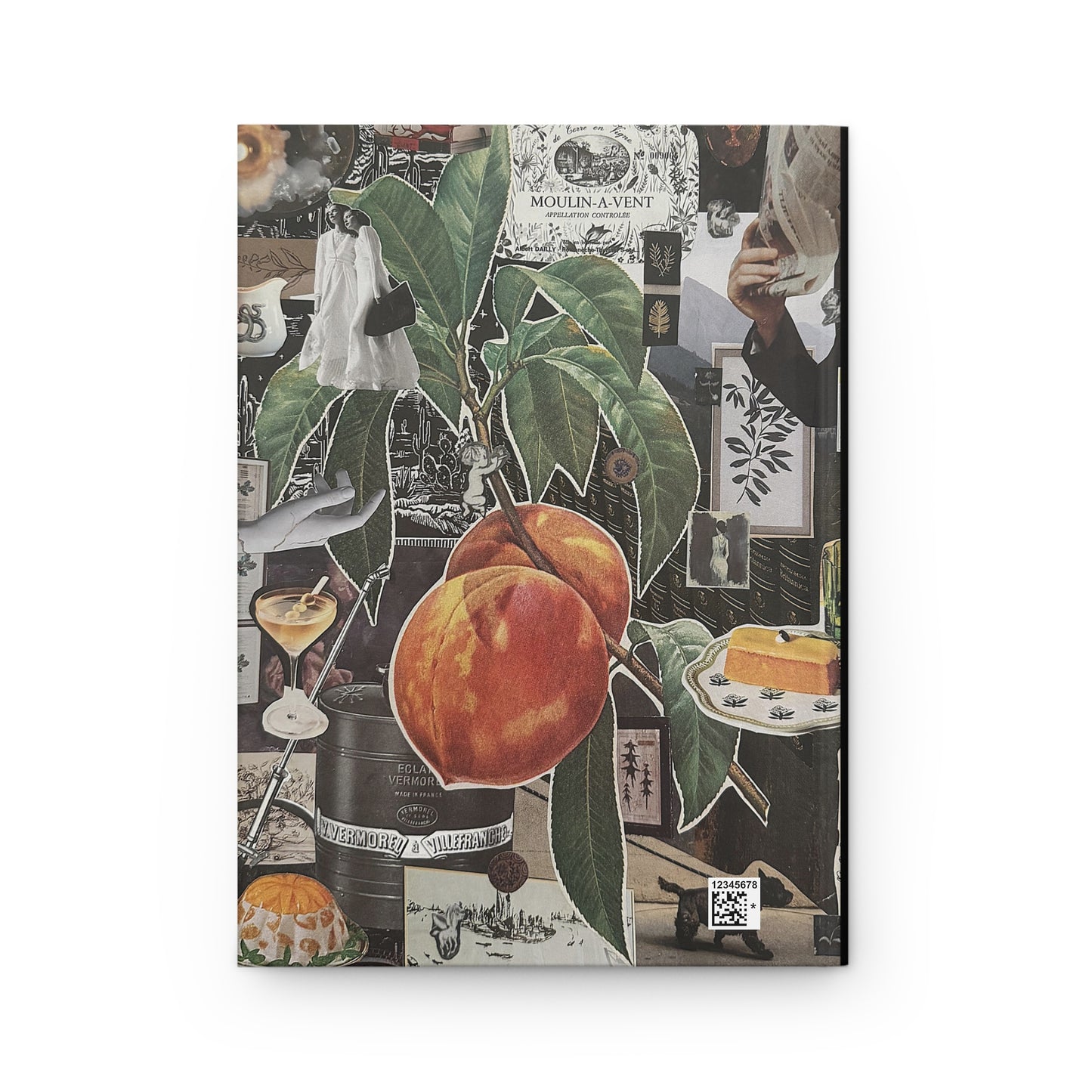 Peaches & Daydreams | Hardcover Journal | Double Sided