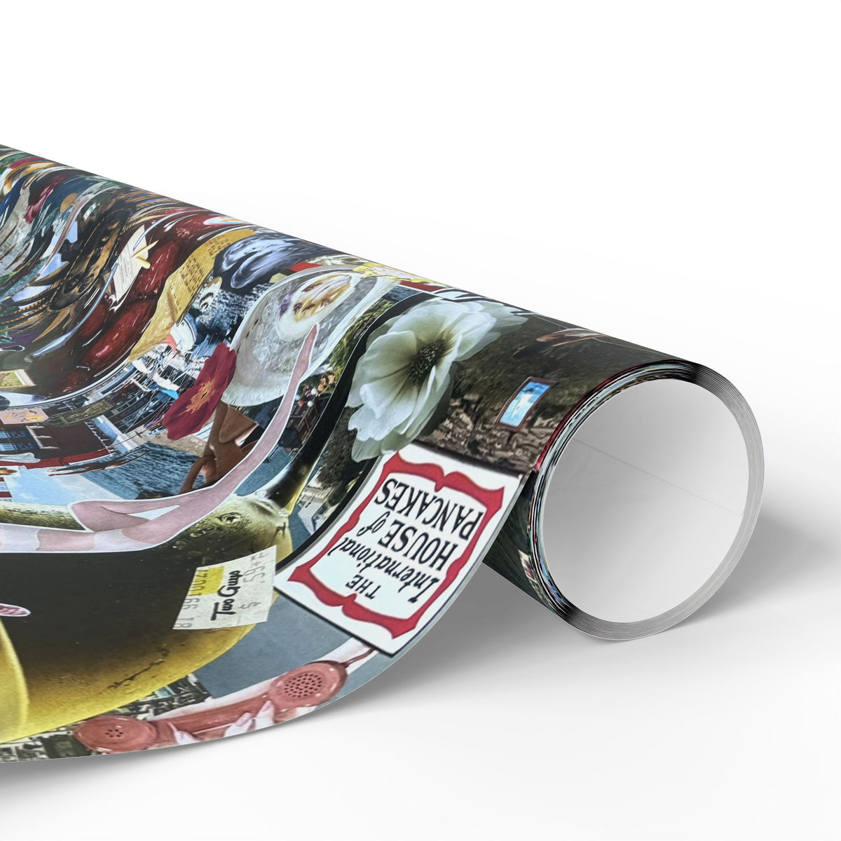 Cool Girl | Analog Collage Wrapping Paper