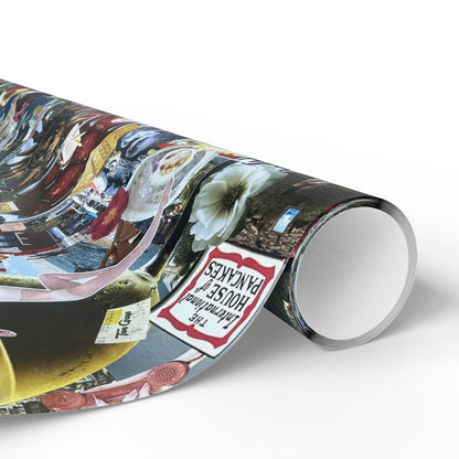 Cool Girl | Analog Collage Wrapping Paper