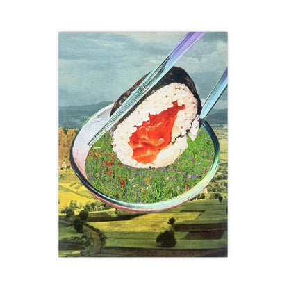 Fields of Soy | Analog Collage Art Print