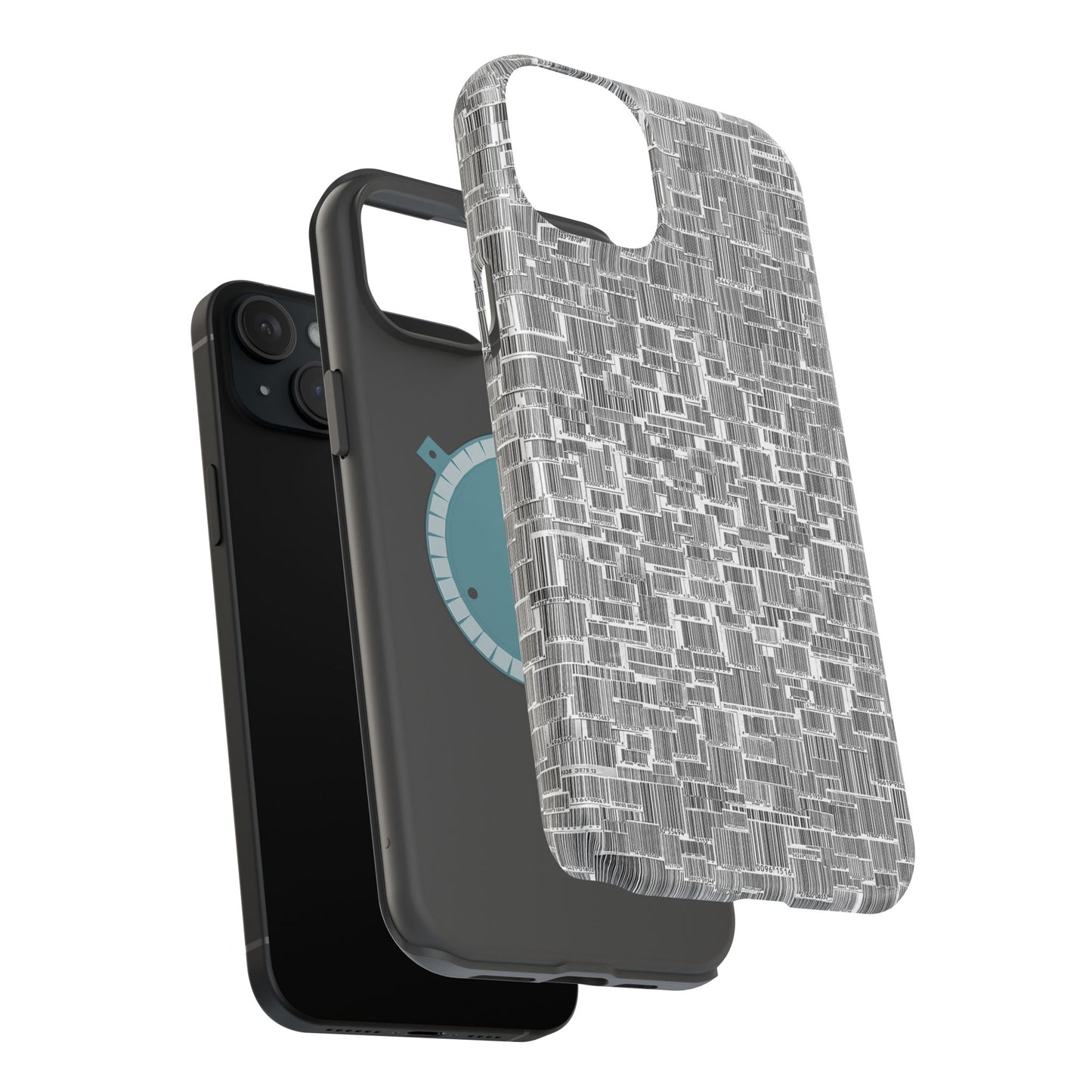 Barcode Collage Phone Case - Magnetic Impact-Resistant Phone Case