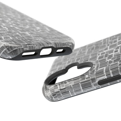 Barcode Collage Phone Case - Magnetic Impact-Resistant Phone Case