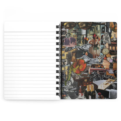 Velvet Daisy | Mini Spiral Notebook — Surreal Retro Art Notebook