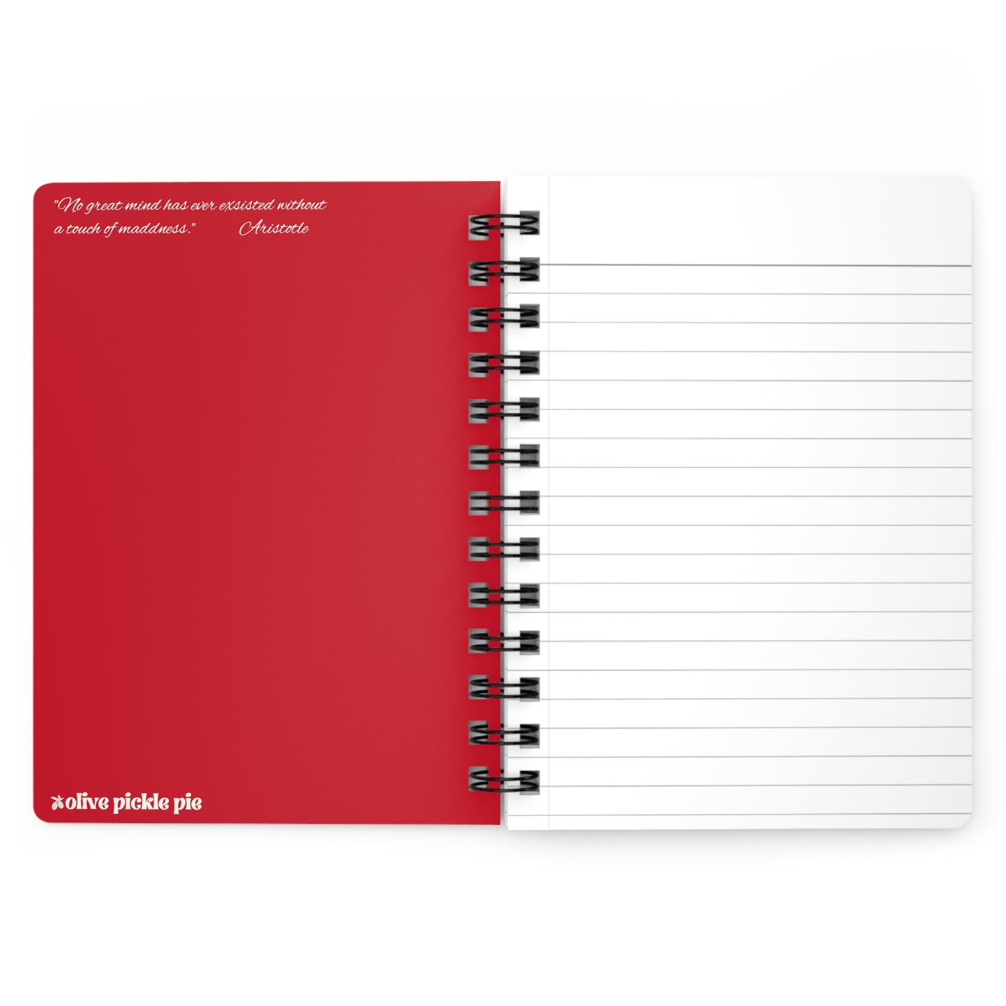 Lady in Red | Mini Spiral Notebook