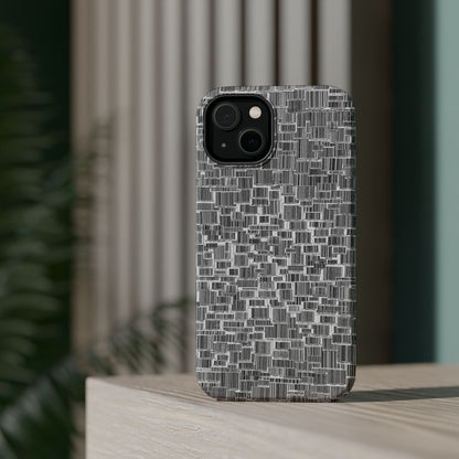 Barcode Collage Phone Case - Magnetic Impact-Resistant Phone Case