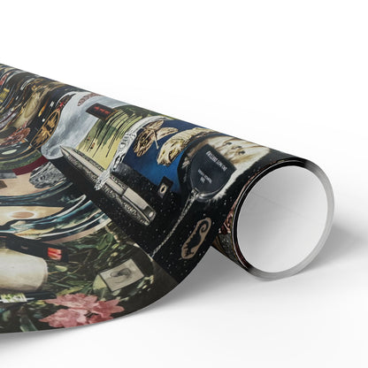 Do Not Distrub | Vintage Collage Art Wrapping Paper