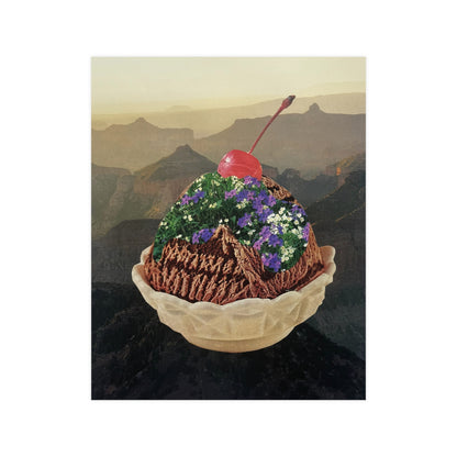 Desert Dessert | Matte Analog Collage Print Art