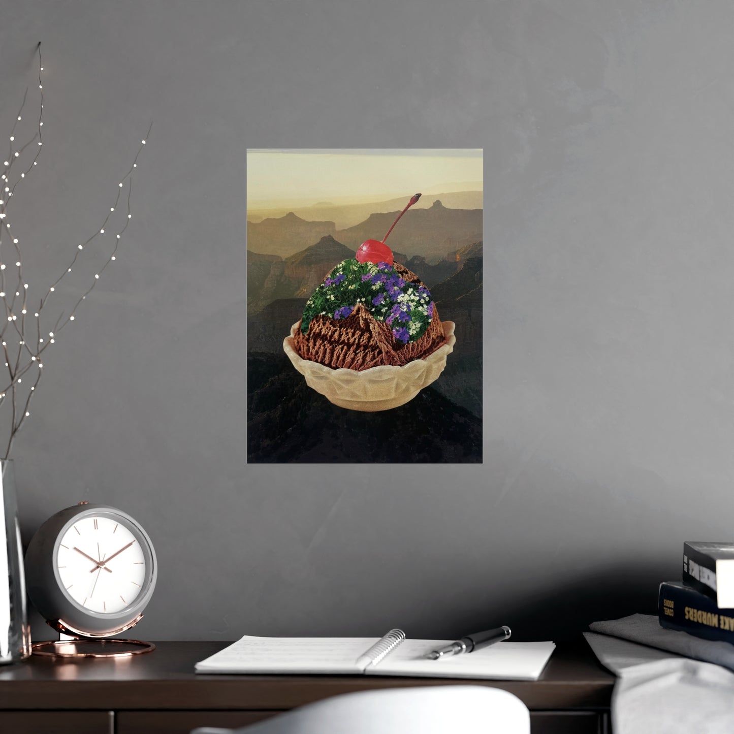 Desert Dessert | Matte Analog Collage Print Art