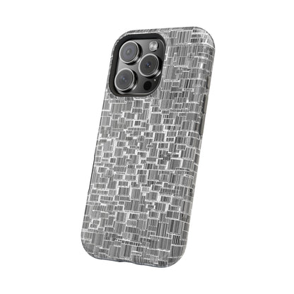 Barcode Collage Phone Case - Magnetic Impact-Resistant Phone Case