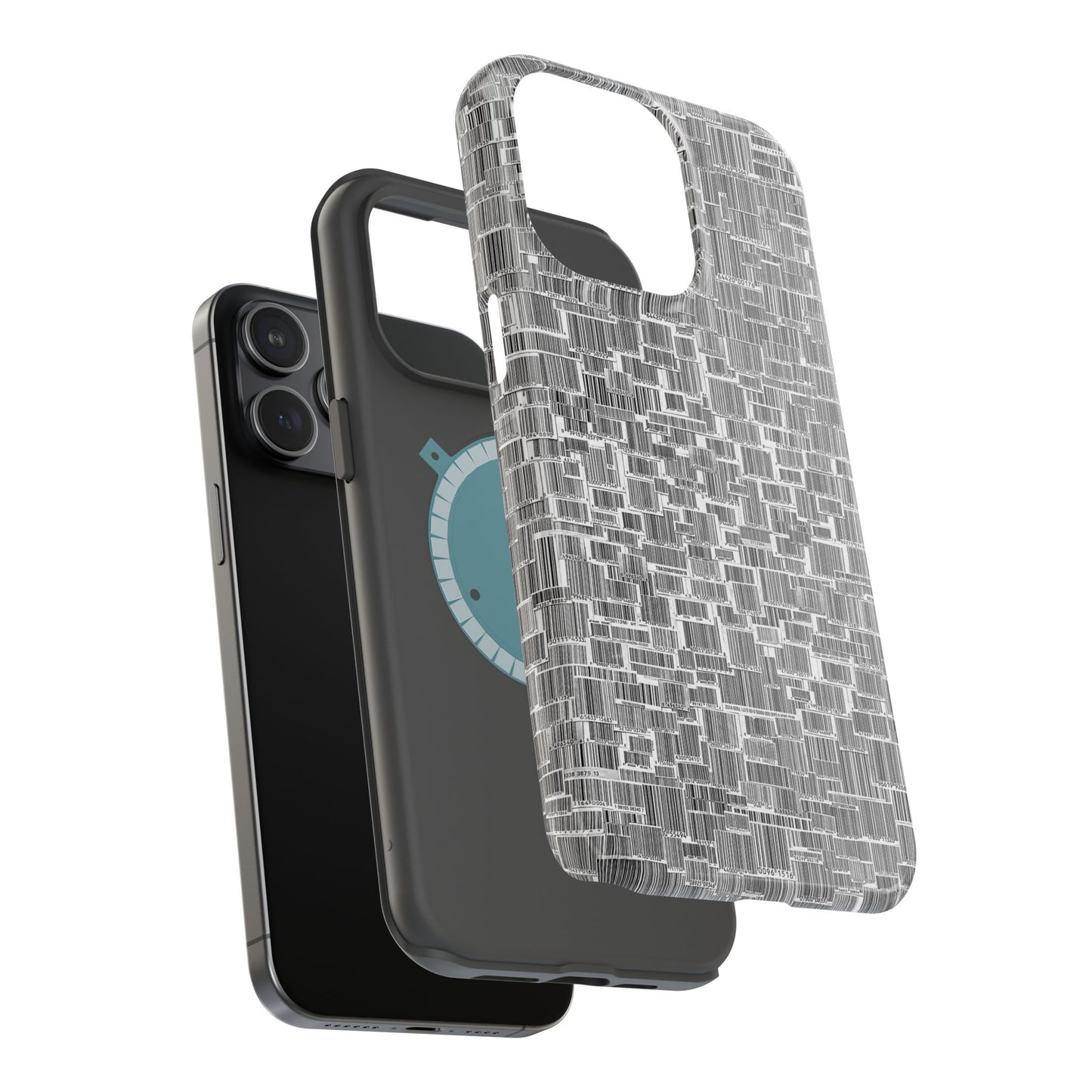 Barcode Collage Phone Case - Magnetic Impact-Resistant Phone Case