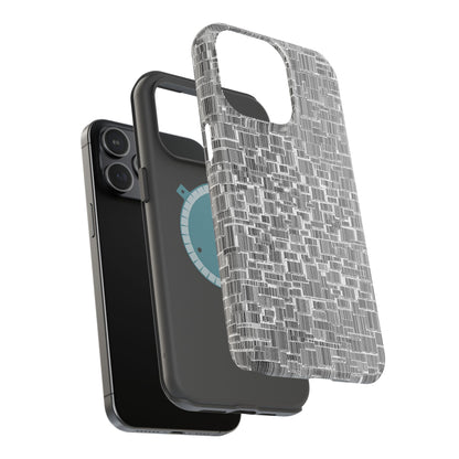 Barcode Collage Phone Case - Magnetic Impact-Resistant Phone Case
