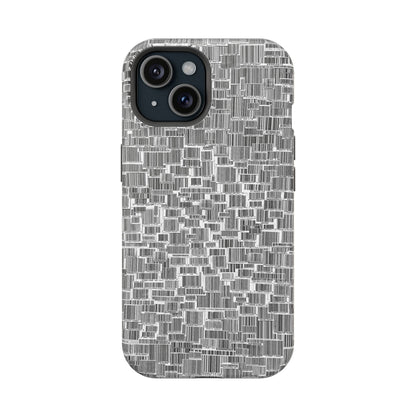 Barcode Collage Phone Case - Magnetic Impact-Resistant Phone Case