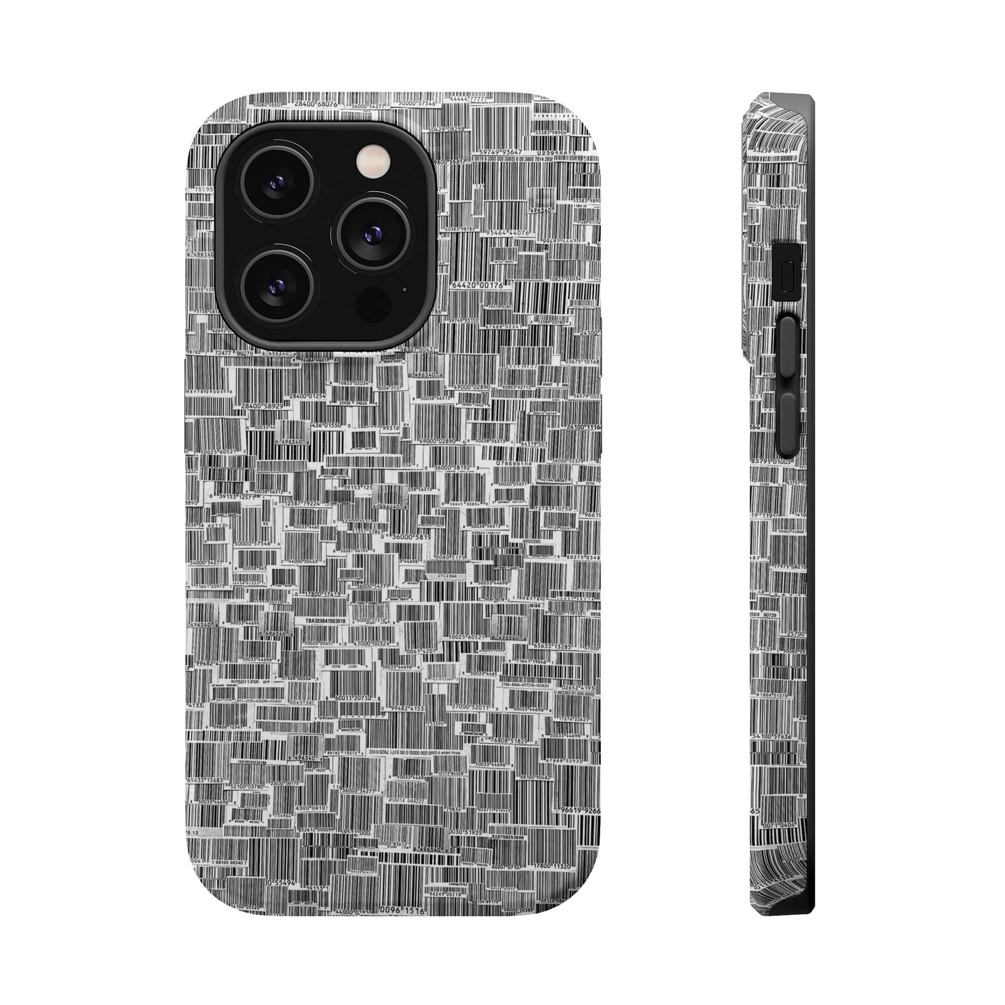 Barcode Collage Phone Case - Magnetic Impact-Resistant Phone Case