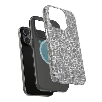 Barcode Collage Phone Case - Magnetic Impact-Resistant Phone Case