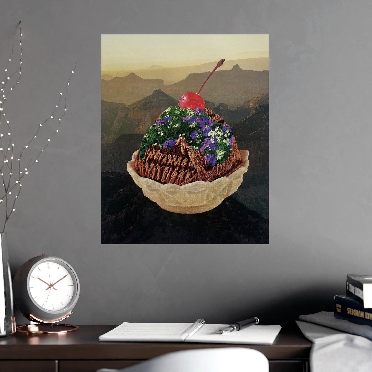 Desert Dessert | Matte Analog Collage Print Art