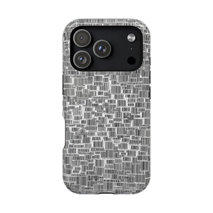 Barcode Collage Phone Case - Magnetic Impact-Resistant Phone Case