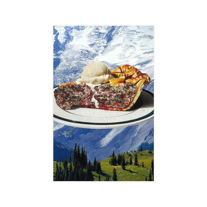 Petals & Powder | Vintage Food Collage Art Print