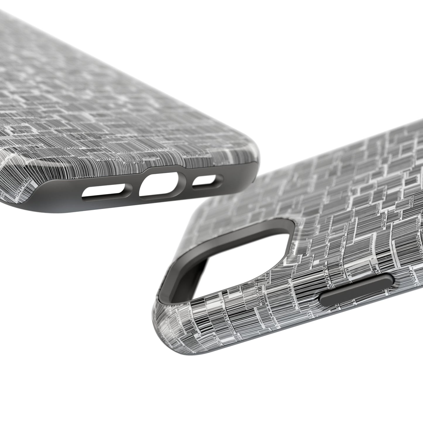 Barcode Collage Phone Case - Magnetic Impact-Resistant Phone Case