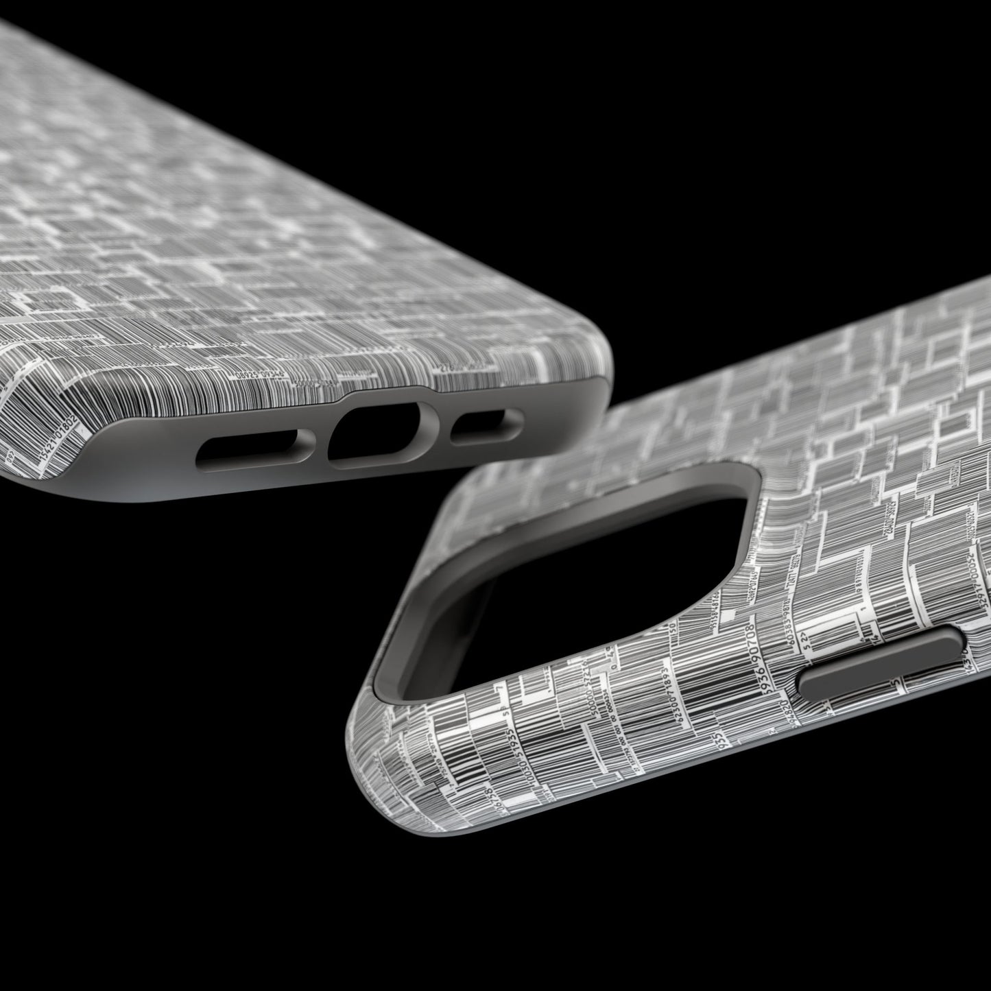 Barcode Collage Phone Case - Magnetic Impact-Resistant Phone Case