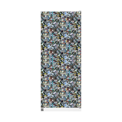 Cool Girl | Analog Collage Wrapping Paper
