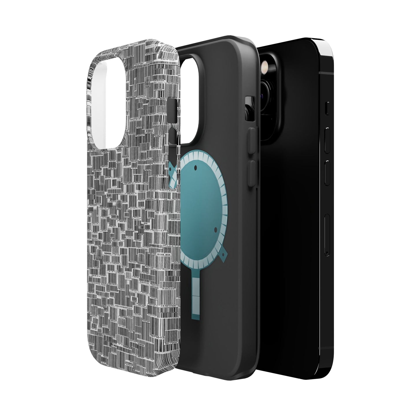 Barcode Collage Phone Case - Magnetic Impact-Resistant Phone Case