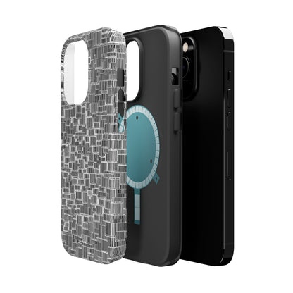 Barcode Collage Phone Case - Magnetic Impact-Resistant Phone Case
