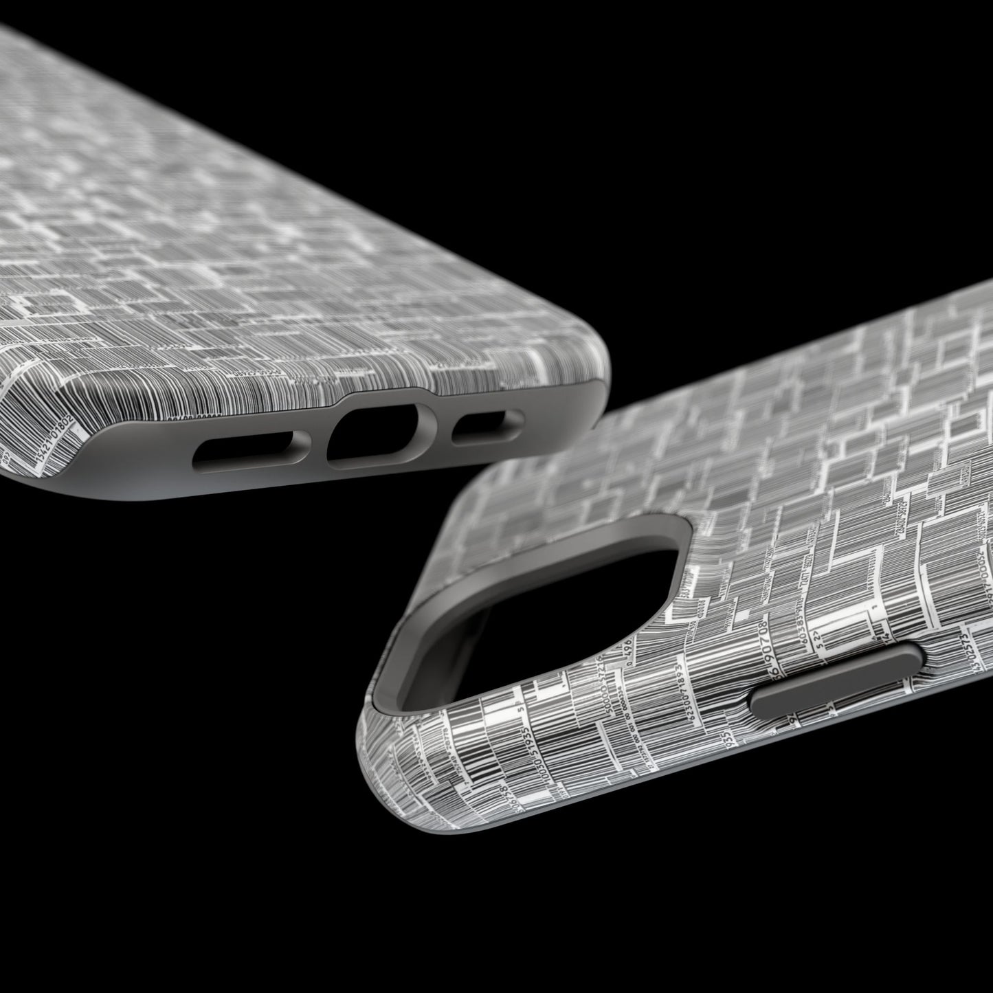 Barcode Collage Phone Case - Magnetic Impact-Resistant Phone Case