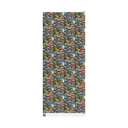 GREENVILLE, SC Collage Wrapping Paper