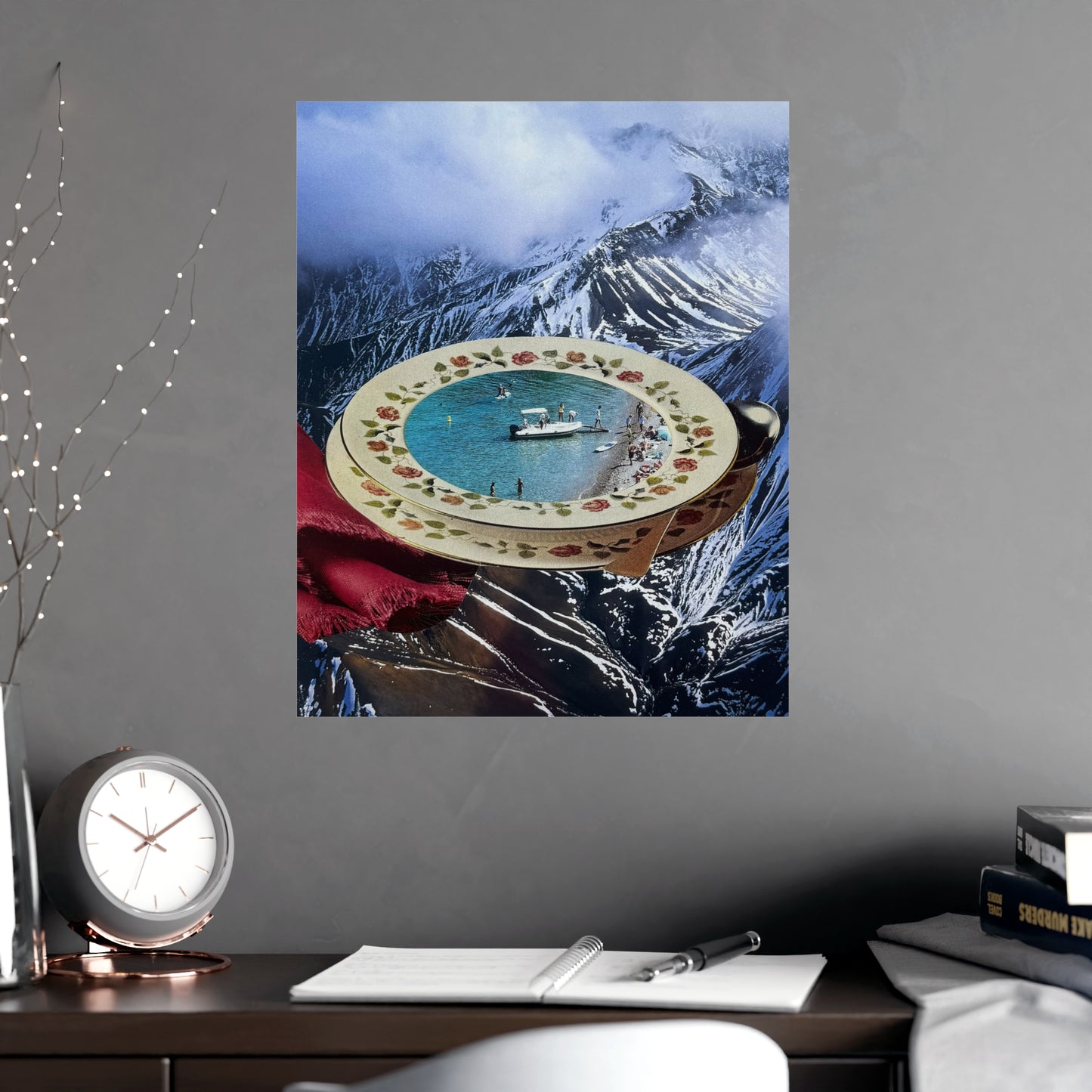 Summer Soup | Analog Collage Matte Art Print