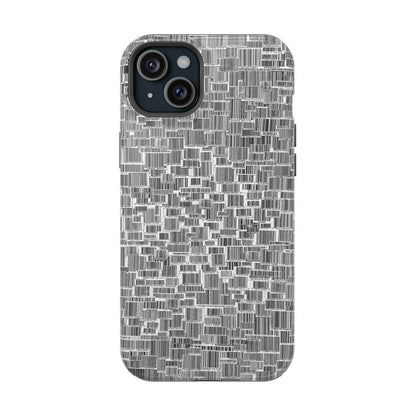 Barcode Collage Phone Case - Magnetic Impact-Resistant Phone Case