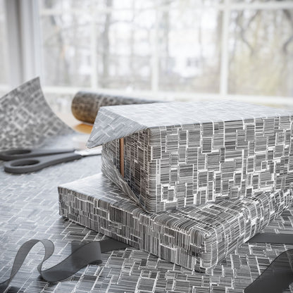 Why Not - Bar Code Collage Wrapping Paper