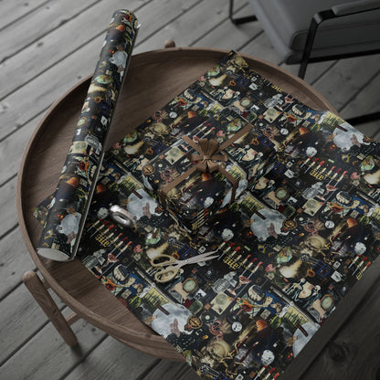 Do Not Distrub | Vintage Collage Art Wrapping Paper