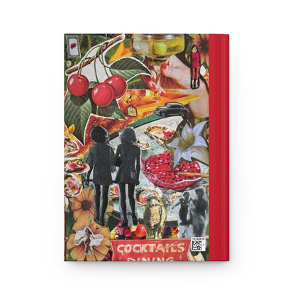 Bright Red Lipstick | Hardcover Journal | Double Sided