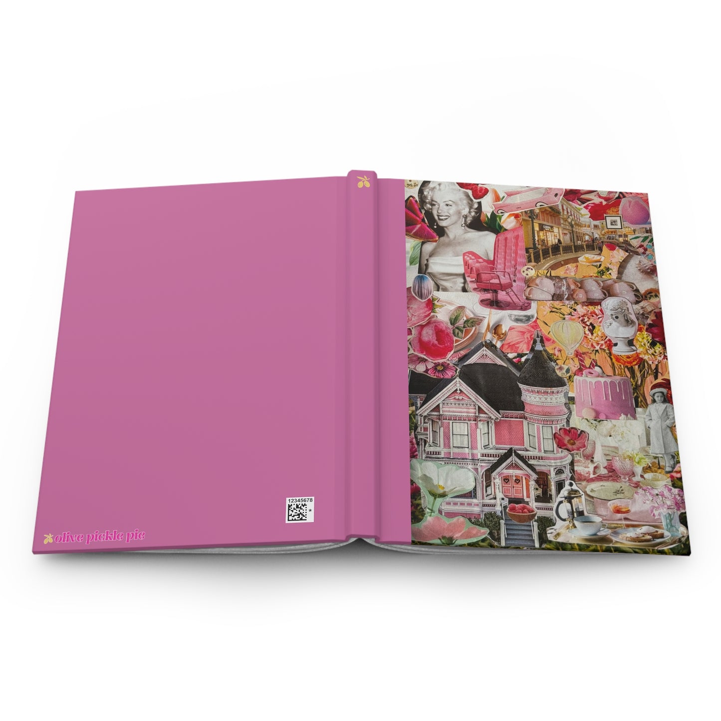 Strawberry Teatime | Hardcover Journal