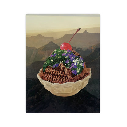 Desert Dessert | Matte Analog Collage Print Art
