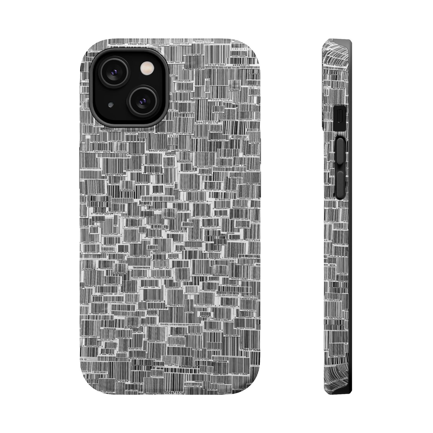 Barcode Collage Phone Case - Magnetic Impact-Resistant Phone Case