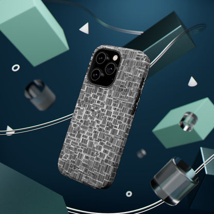 Barcode Collage Phone Case - Magnetic Impact-Resistant Phone Case
