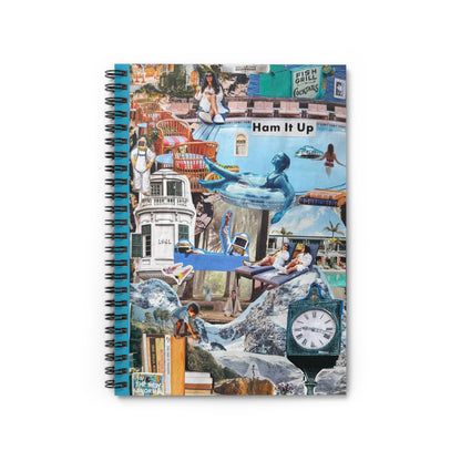 Poolside Ham | Spiral Notebook