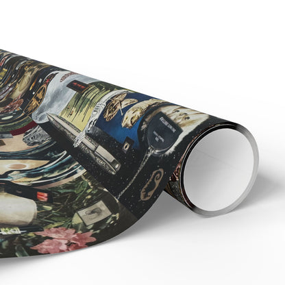 Do Not Distrub | Vintage Collage Art Wrapping Paper